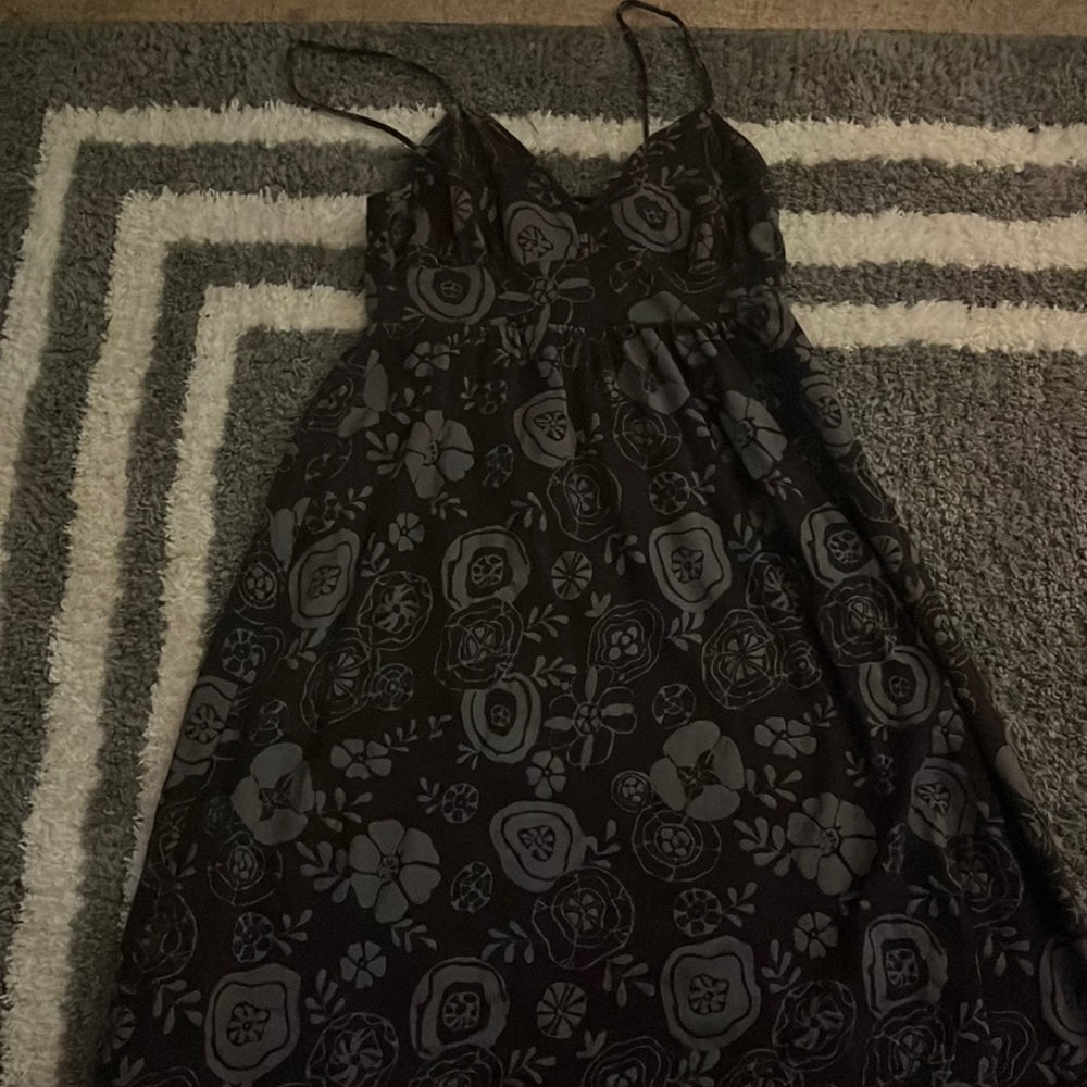 Brown vintage long dress.